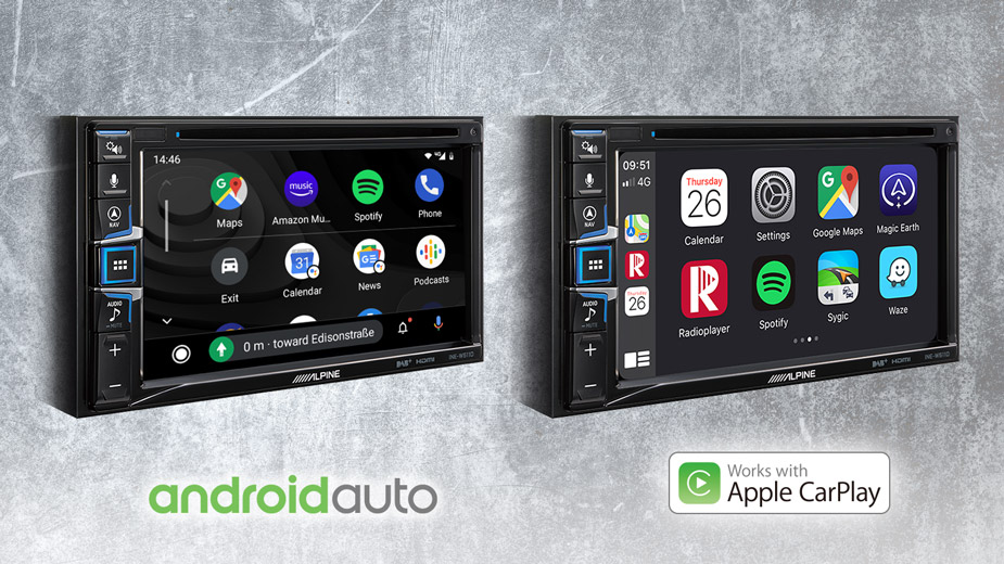 Apple CarPlay & Android Auto Compatibility - INE-W611D